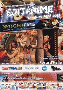 Ce week-end, c&rsquo;est Neo Geo à l&rsquo;Epitanime….